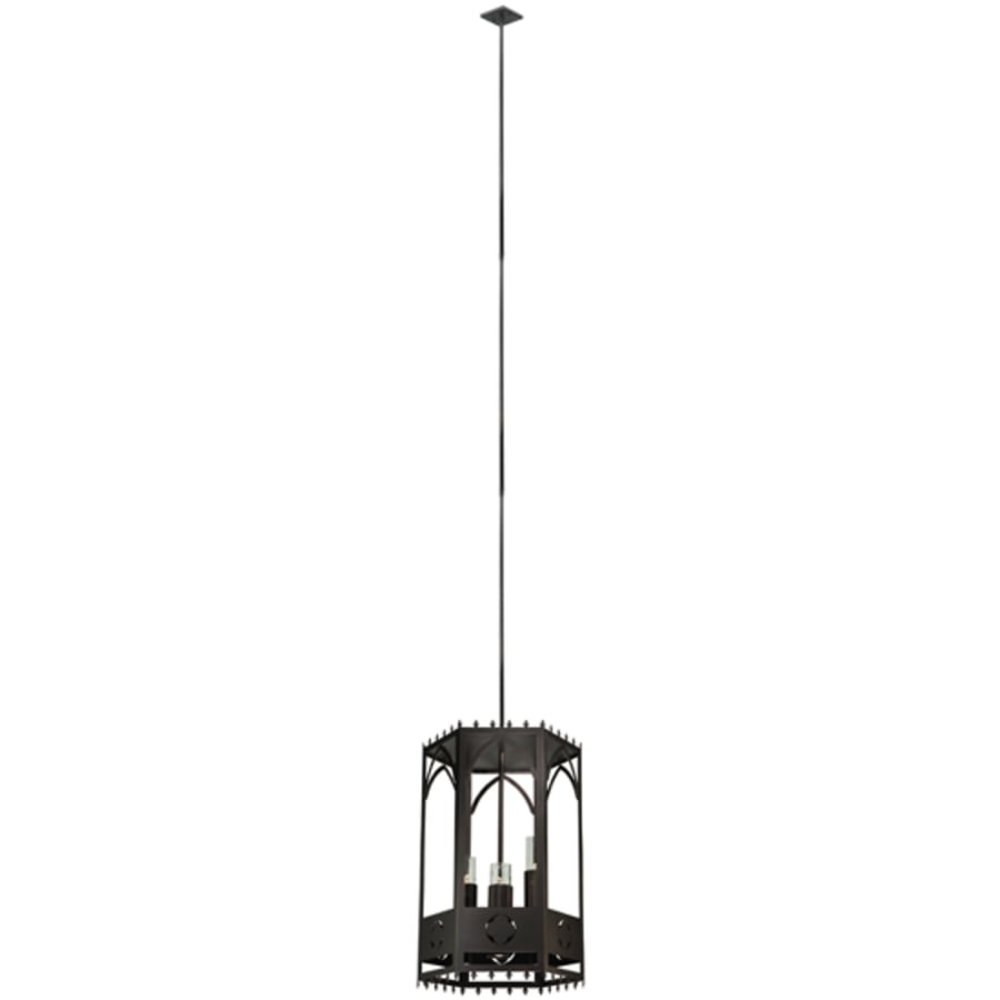 Meyda Tiffany Woolf 3 Light 24" Wide Pillar Candle Pendant