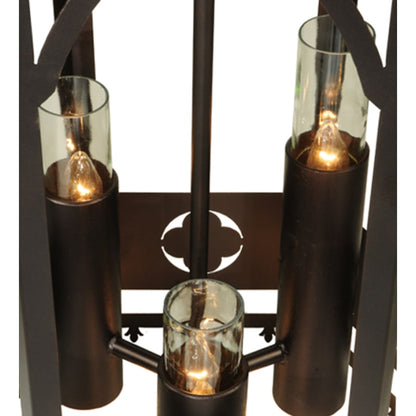 Meyda Tiffany Woolf 3 Light 24" Wide Pillar Candle Pendant