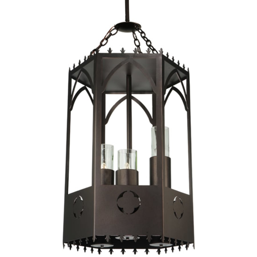 Meyda Tiffany Woolf 3 Light 20" Wide Pillar Candle Pendant