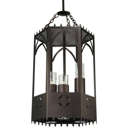 Meyda Tiffany Woolf 3 Light 20" Wide Pillar Candle Pendant