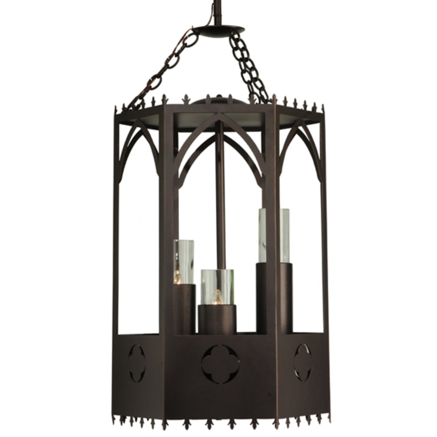 Meyda Tiffany Woolf 3 Light 20" Wide Pillar Candle Pendant