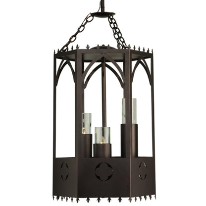 Meyda Tiffany Woolf 3 Light 20" Wide Pillar Candle Pendant