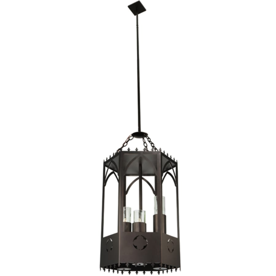 Meyda Tiffany Woolf 3 Light 20" Wide Pillar Candle Pendant