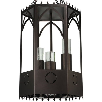 Meyda Tiffany Woolf 3 Light 20" Wide Pillar Candle Pendant