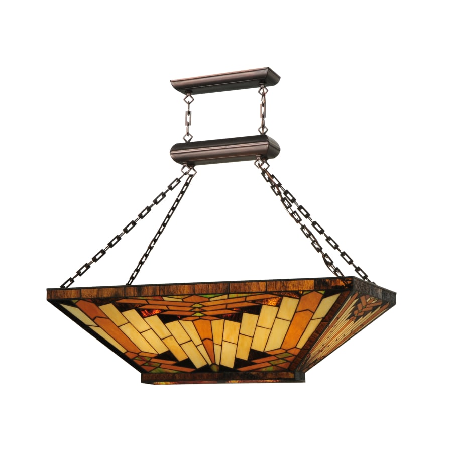 Meyda Tiffany 39" L Nuevo Mission Inverted Pendant