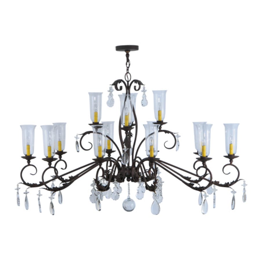Meyda Tiffany Windsor 14 Light 38" Wide Crystal Candle Style Chandelier - Custom Finish