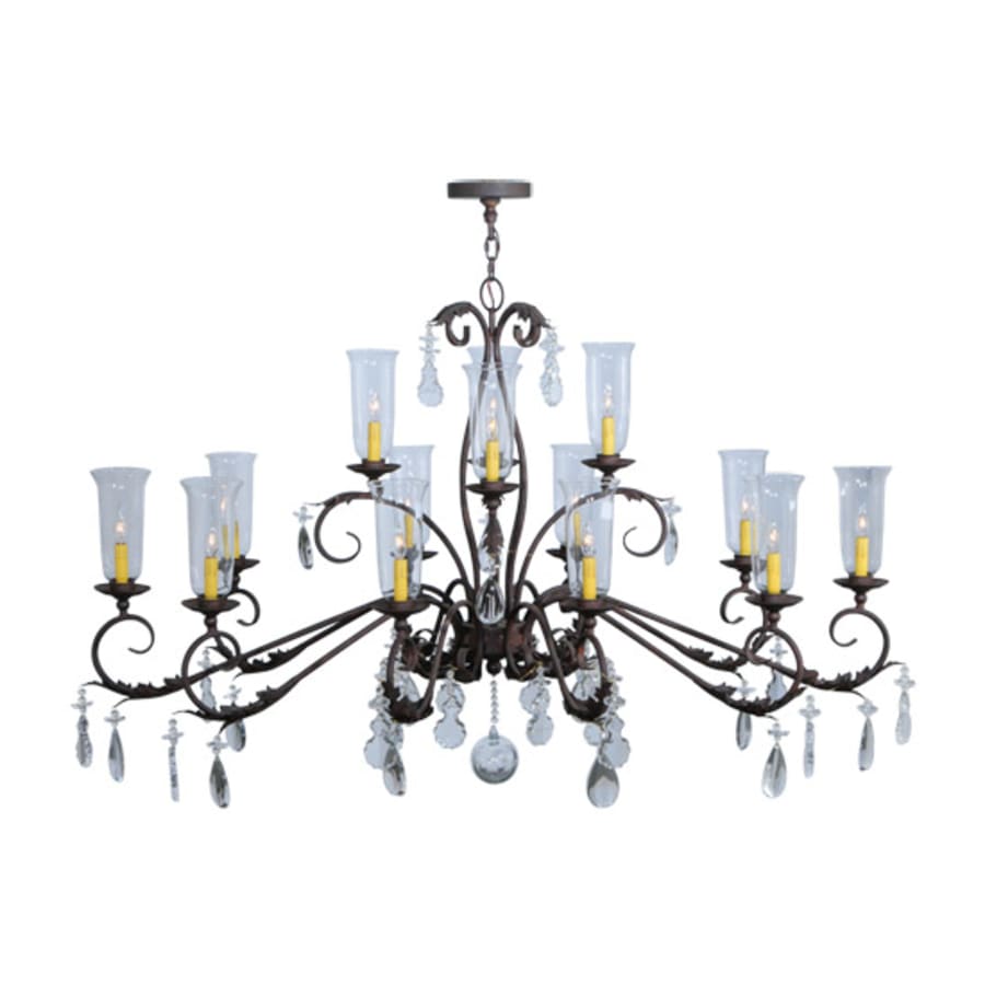 Meyda Tiffany Windsor 14 Light 38" Wide Crystal Candle Style Chandelier - Custom Finish