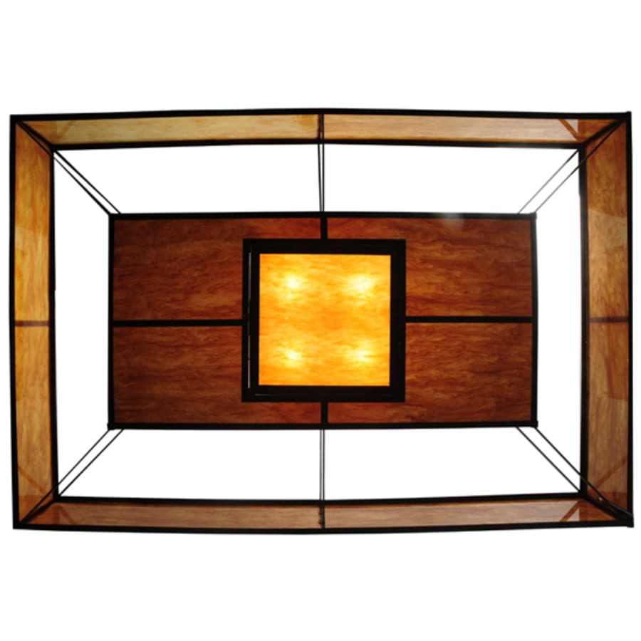 Meyda Tiffany Fellowship 8 Light 72" Wide Semi-Flush Ceiling Fixture