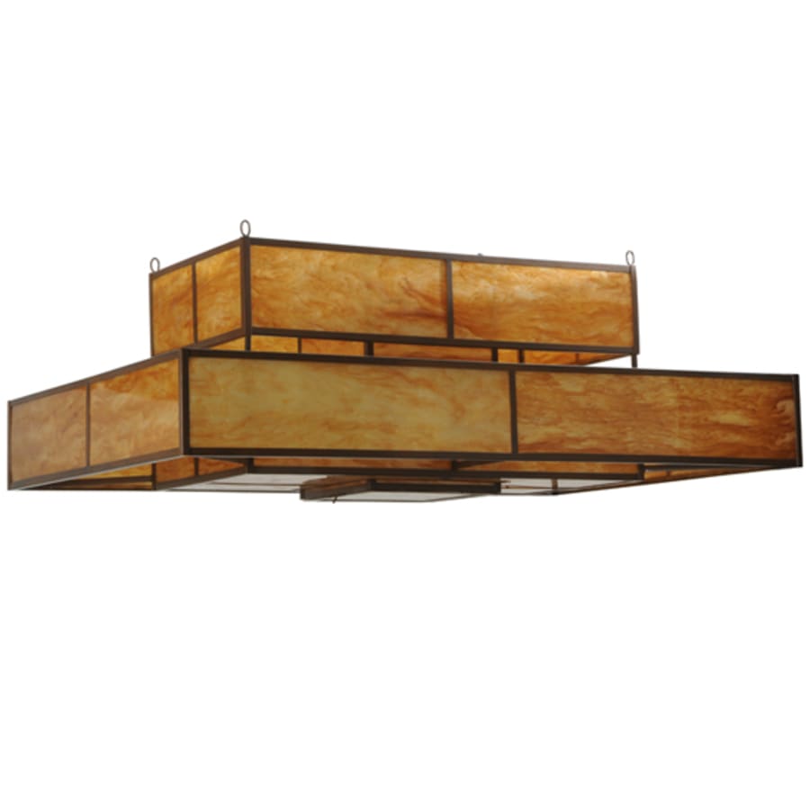 Meyda Tiffany Fellowship 8 Light 72" Wide Semi-Flush Ceiling Fixture