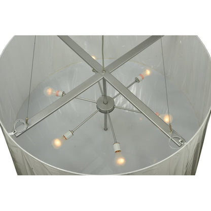 Meyda Tiffany Cilindro 6 Light 48" Wide Suspension Pendant