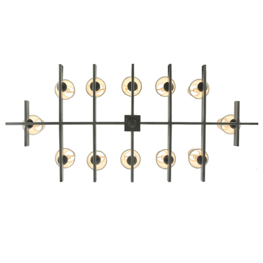 Meyda Tiffany Dante 12 Light 48" Wide Linear Chandelier