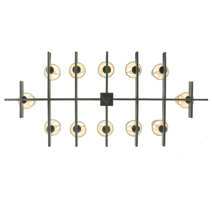 Meyda Tiffany Dante 12 Light 48" Wide Linear Chandelier