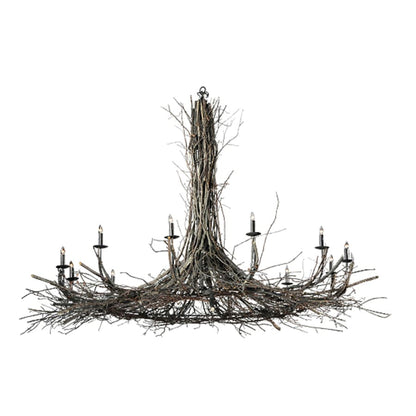Meyda Tiffany Twigs 12 Light 132" Wide Taper Candle Style Chandelier