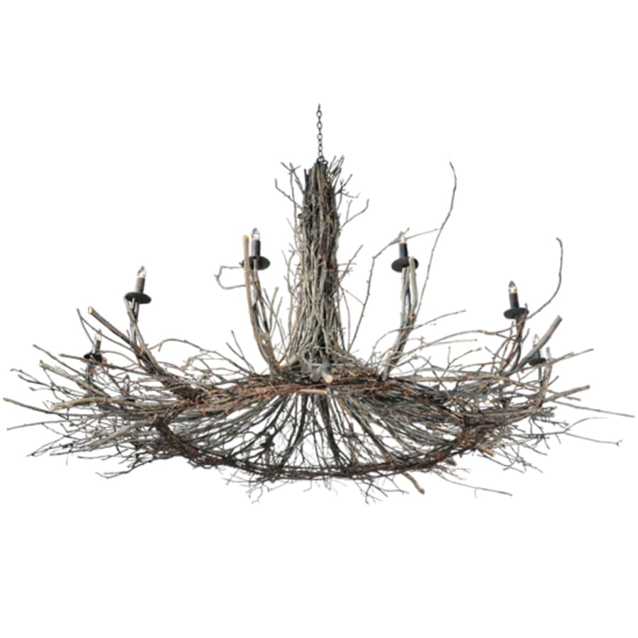 Meyda Tiffany Twigs 12 Light 132" Wide Taper Candle Style Chandelier