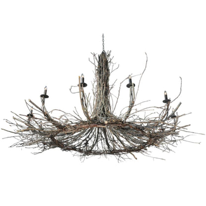 Meyda Tiffany Twigs 12 Light 132" Wide Taper Candle Style Chandelier