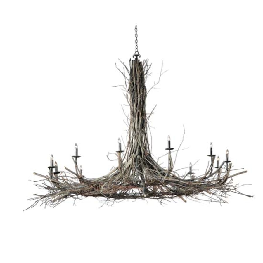 Meyda Tiffany Twigs 12 Light 132" Wide Taper Candle Style Chandelier