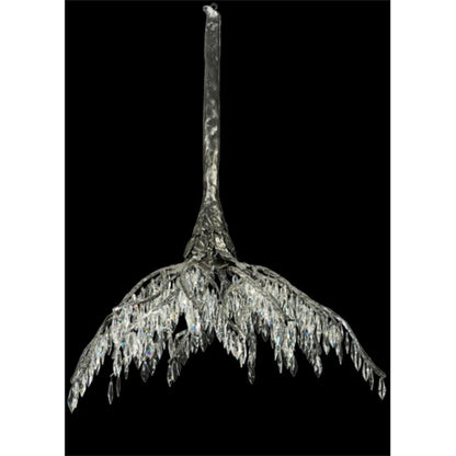 Meyda Tiffany Winter at Stillwater 28" Wide LED Crystal Waterfall Chandelier