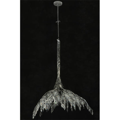 Meyda Tiffany Winter at Stillwater 28" Wide LED Crystal Waterfall Chandelier