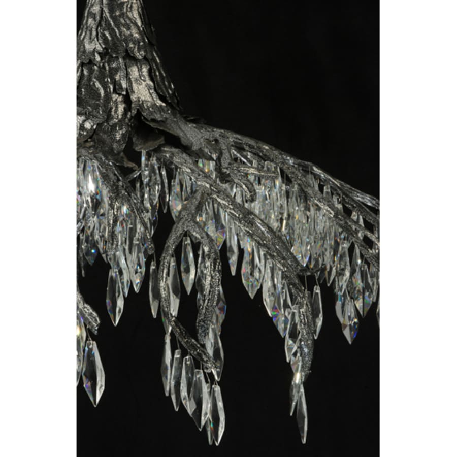Meyda Tiffany Winter at Stillwater 28" Wide LED Crystal Waterfall Chandelier