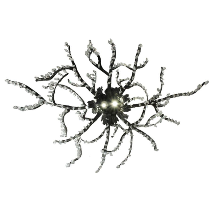 Meyda Tiffany Winter at Stillwater 28" Wide LED Crystal Waterfall Chandelier