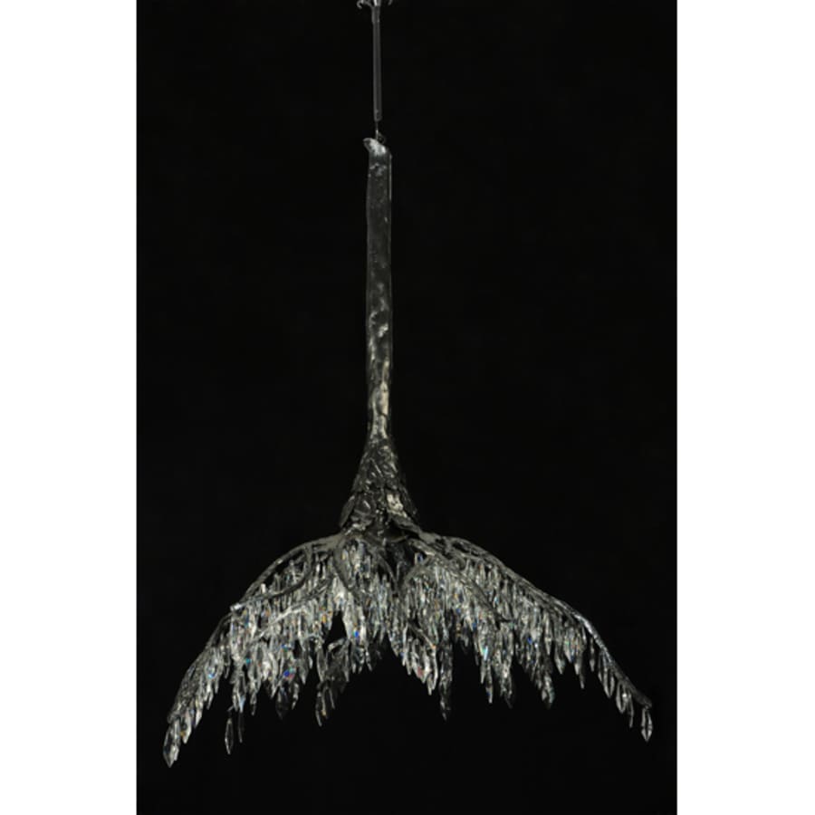 Meyda Tiffany Winter at Stillwater 28" Wide LED Crystal Waterfall Chandelier