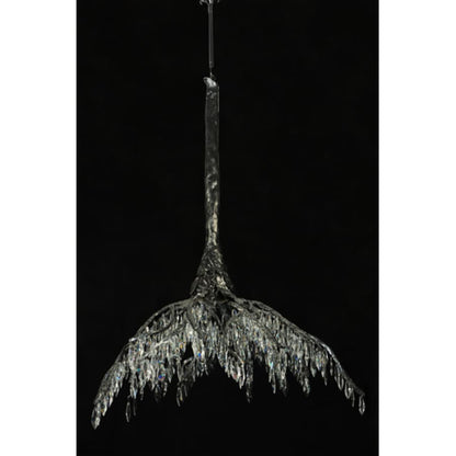 Meyda Tiffany Winter at Stillwater 28" Wide LED Crystal Waterfall Chandelier