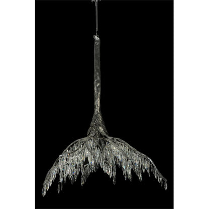 Meyda Tiffany Winter at Stillwater 28" Wide LED Crystal Waterfall Chandelier