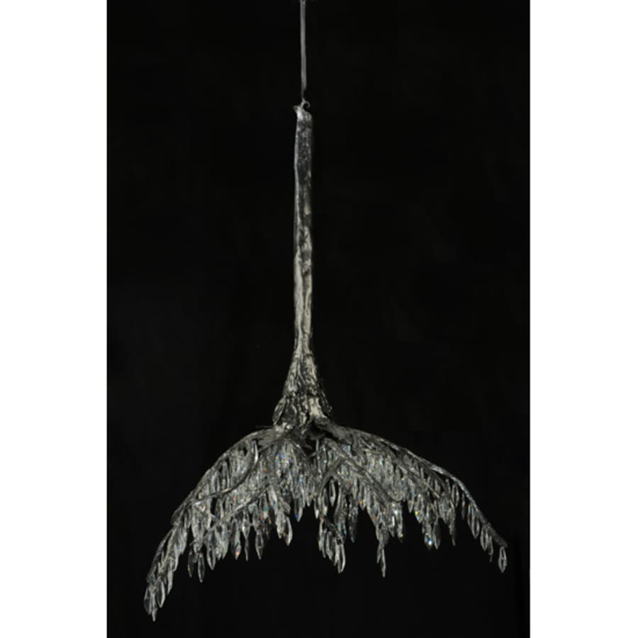 Meyda Tiffany Winter at Stillwater 28" Wide LED Crystal Waterfall Chandelier