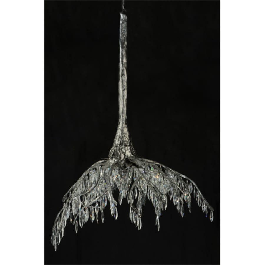 Meyda Tiffany Winter at Stillwater 28" Wide LED Crystal Waterfall Chandelier