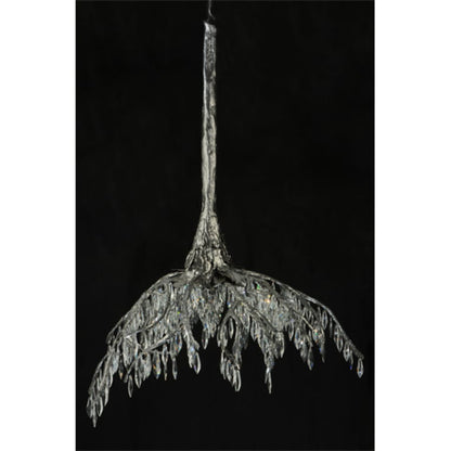 Meyda Tiffany Winter at Stillwater 28" Wide LED Crystal Waterfall Chandelier