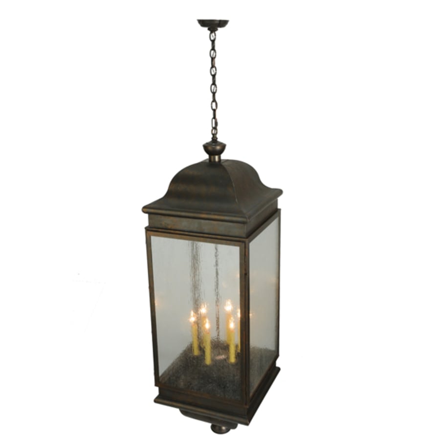 Meyda Tiffany Gascony 6 Light 25" Wide Taper Candle Pendant