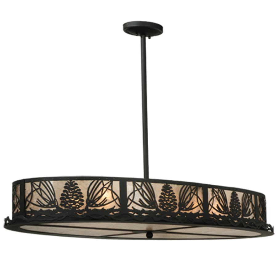 Meyda Tiffany Mountain Pine 8 Light 48" Wide Linear Pendant
