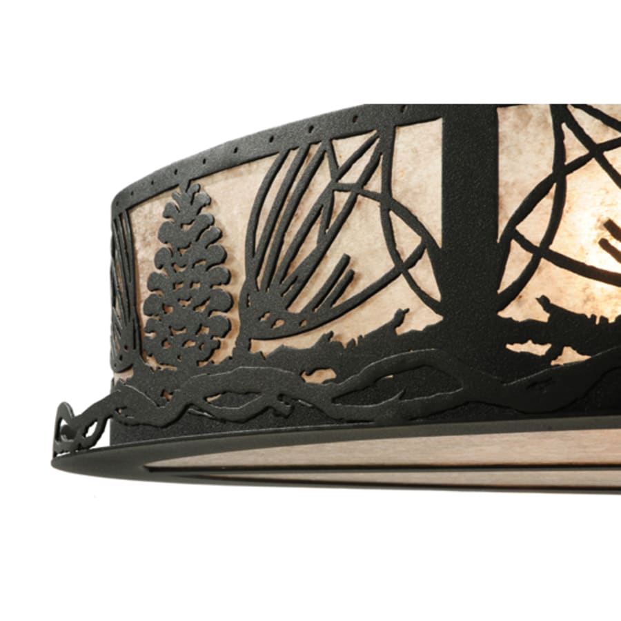Meyda Tiffany Mountain Pine 8 Light 48" Wide Linear Pendant