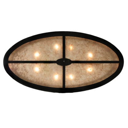 Meyda Tiffany Mountain Pine 8 Light 48" Wide Linear Pendant