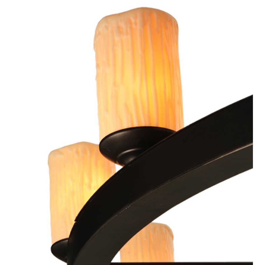 Meyda Tiffany Horizon Ring 12 Light 61" Wide Semi-Flush Ceiling Fixture