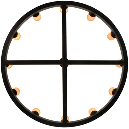 Meyda Tiffany Horizon Ring 12 Light 61" Wide Semi-Flush Ceiling Fixture
