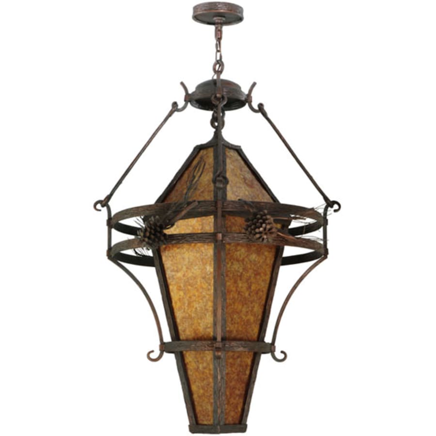 Meyda Tiffany Lone Pine 3 Light 36" Wide Pendant