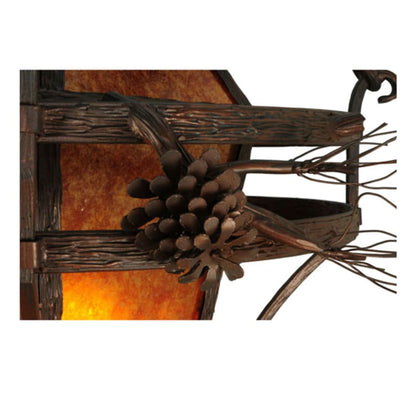Meyda Tiffany Lone Pine 3 Light 36" Wide Pendant