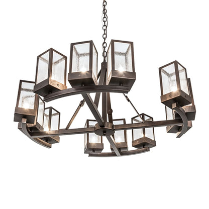 Meyda Tiffany Parker Henry 12 Light 36" Wide Chandelier