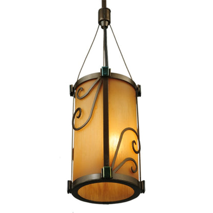 Meyda Tiffany Cilindro 5" Wide Mini Pendant