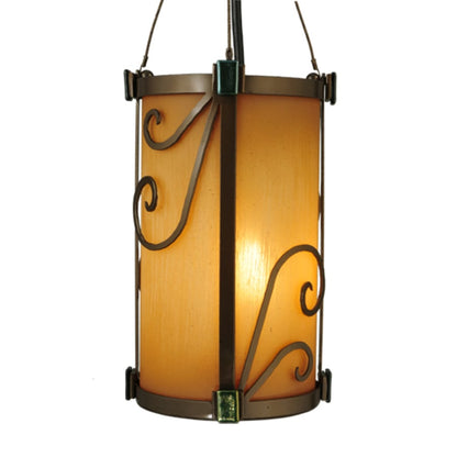 Meyda Tiffany Cilindro 5" Wide Mini Pendant