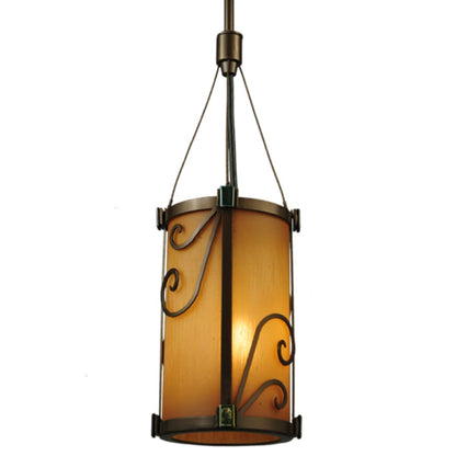 Meyda Tiffany Cilindro 5" Wide Mini Pendant