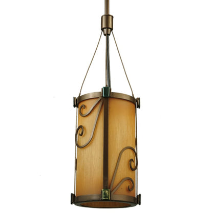 Meyda Tiffany Cilindro 5" Wide Mini Pendant