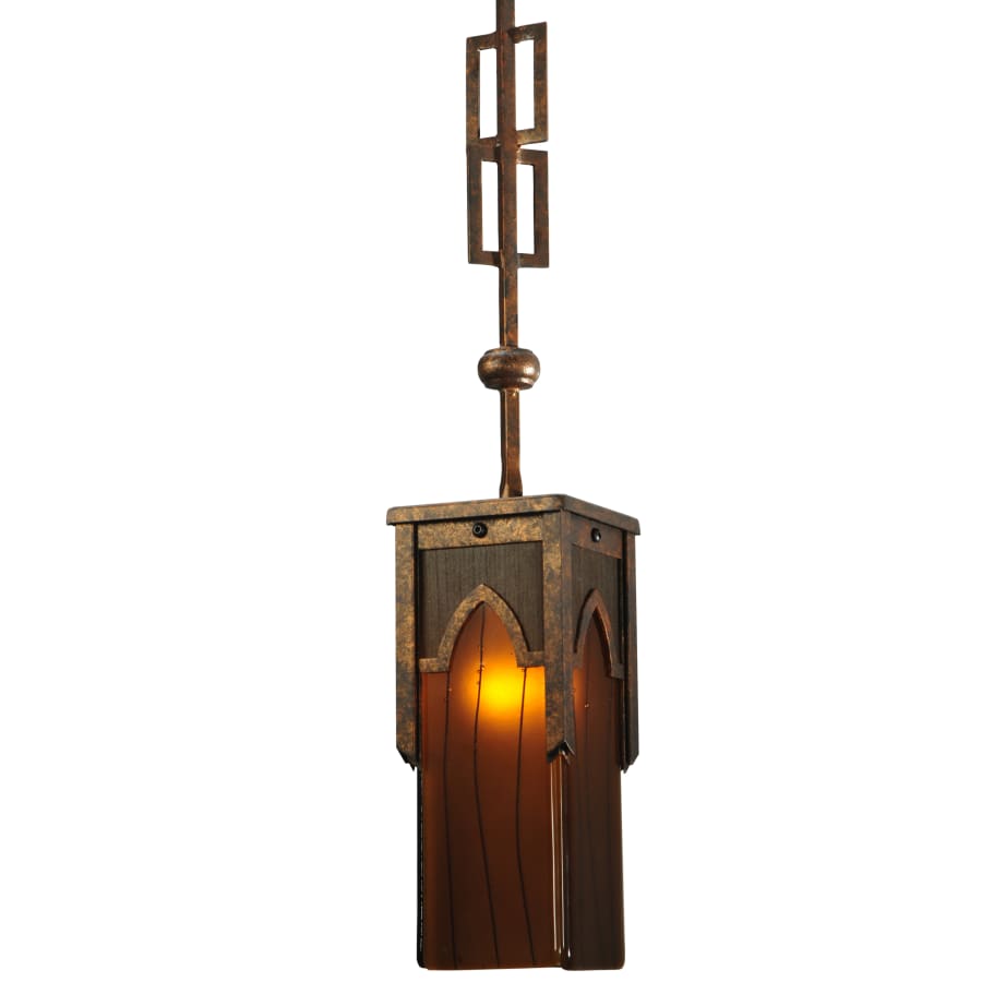 Meyda Tiffany 4.75" Square Cordoba Mini Pendant