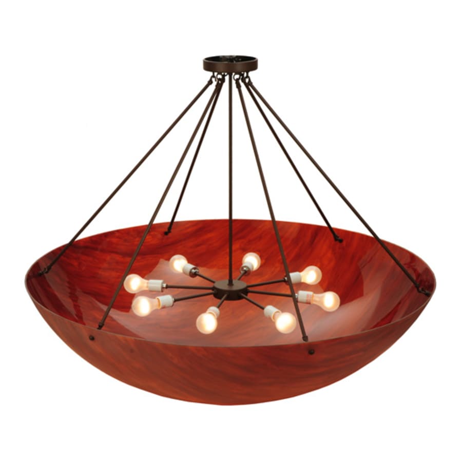 Meyda Tiffany Rio 8 Light 48" Wide Semi-Flush Bowl Ceiling Fixture