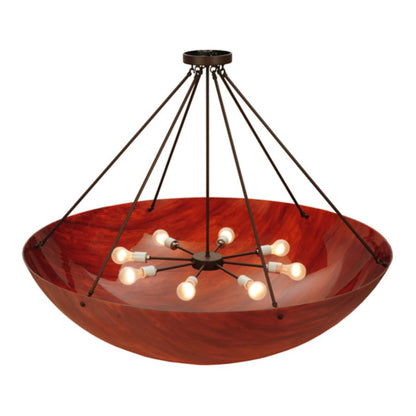 Meyda Tiffany Rio 8 Light 48" Wide Semi-Flush Bowl Ceiling Fixture