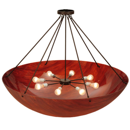 Meyda Tiffany Rio 8 Light 48" Wide Semi-Flush Bowl Ceiling Fixture