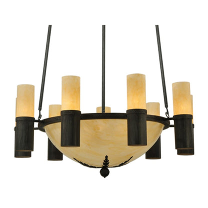 Meyda Tiffany Bella Sala 17 Light 61" Wide Pillar Candle Style Chandelier