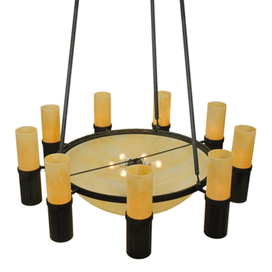 Meyda Tiffany Bella Sala 17 Light 61" Wide Pillar Candle Style Chandelier