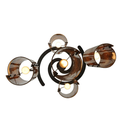 Meyda Tiffany Vortex 5 Light 34" Wide Chandelier